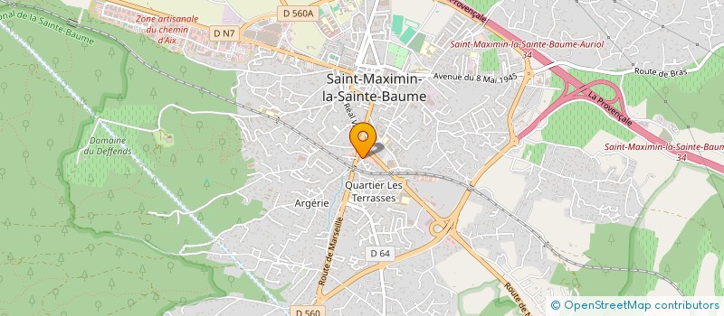 localisation de l'entreprise TEAM SLA  SAINT-MAXIMIN-LA-SAINTE-BAUME