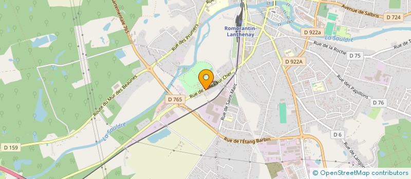 localisation de l'entreprise TEAM SO EVENT à ROMORANTIN-LANTHENAY