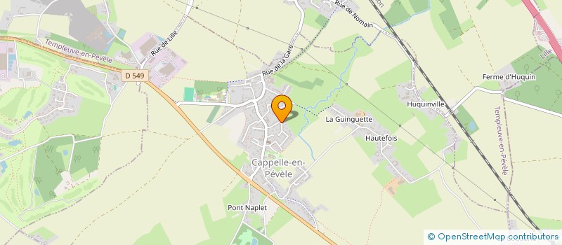 localisation de l'entreprise TEAM SPIRIT, L'ESPRIT D'EQUIPE  CAPPELLE-EN-PEVELE