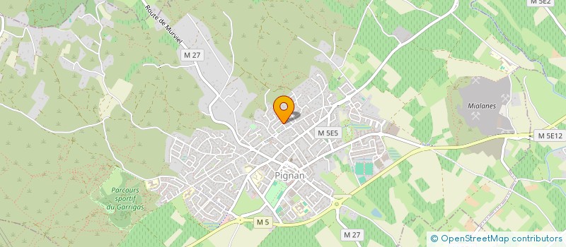 localisation de l'entreprise TEAM SPORT à PIGNAN