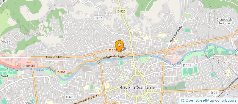 localisation de l'entreprise TEAM SPORT SANTE à BRIVE-LA-GAILLARDE