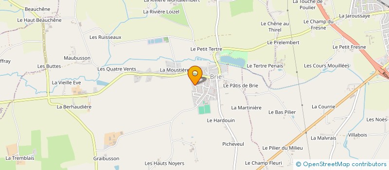 localisation de l'entreprise TEAM SPORTIF LES CHIENS JAUNES à BRIE