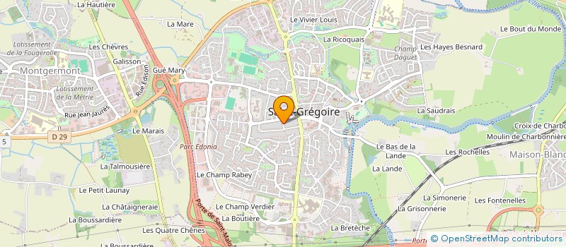 localisation de l'entreprise TEAM SPRINT ENERGY  SAINT-GREGOIRE