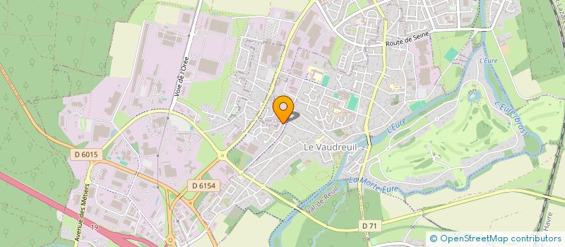 localisation de l'entreprise TEAM SQUASH ROLIVALOIS  VAL-DE-REUIL