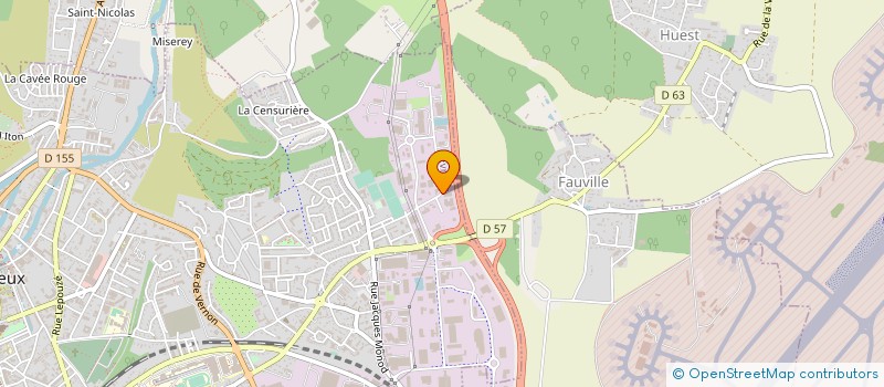 localisation de l'entreprise TEAM-SUN à EVREUX