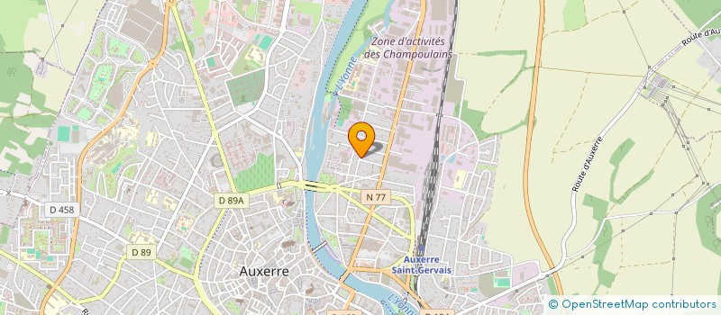 localisation de l'entreprise TEAM SYSTEM 3 à AUXERRE