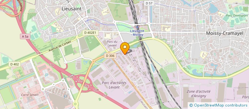localisation de l'entreprise TEAM SYSTEM à MOISSY-CRAMAYEL