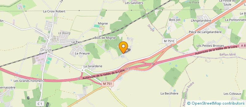 localisation de l'entreprise TEAM TAFF AND CO  DRUYE