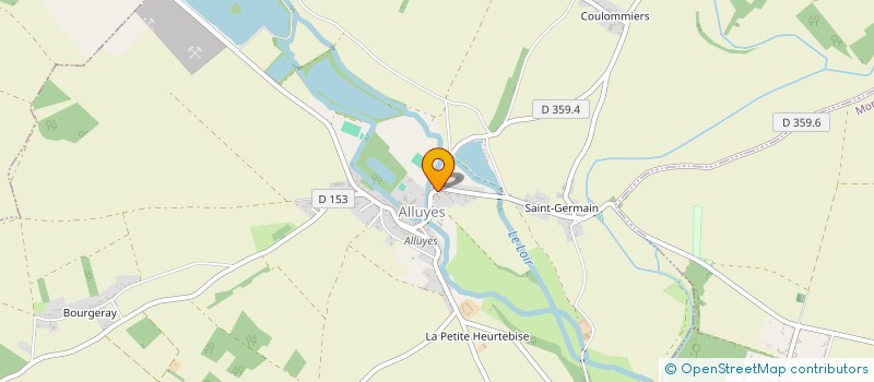 localisation de l'entreprise TEAM TAM à ALLUYES