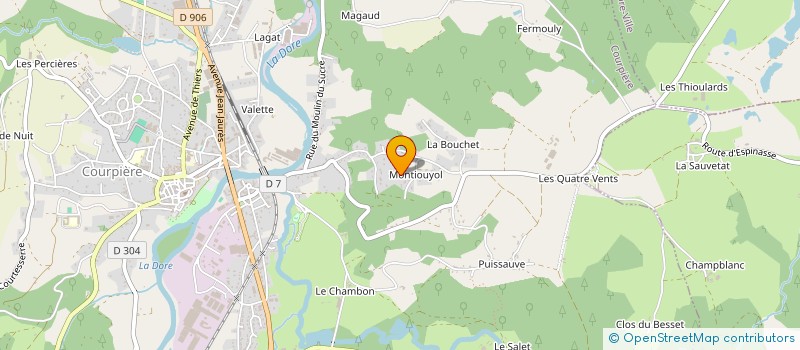 localisation de l'entreprise TEAM TAT à COURPIERE