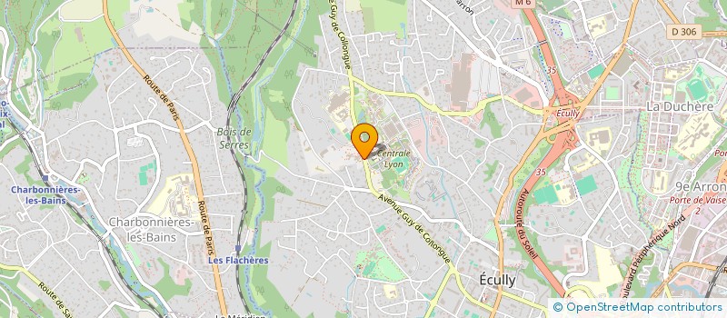 localisation de l'entreprise TEAM TECHNIQUE DES ECOLES DU CESI  ECULLY