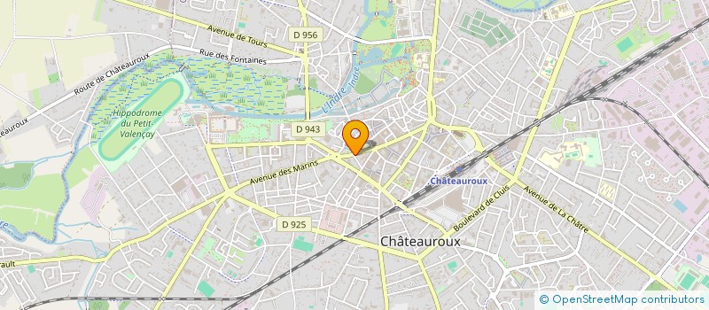 localisation de l'entreprise TEAM-TIF à CHATEAUROUX
