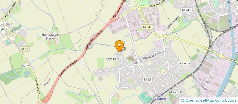 localisation de l'entreprise TEAM-TIM  SANTES