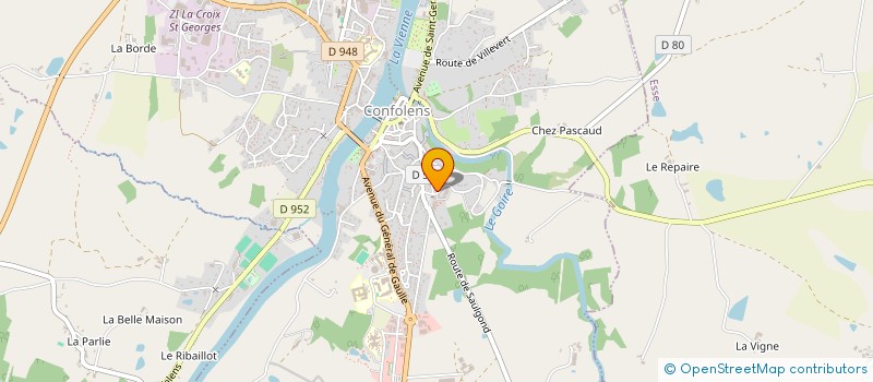 localisation de l'entreprise TEAM TRAIL DU CONFOLENTAIS à CONFOLENS