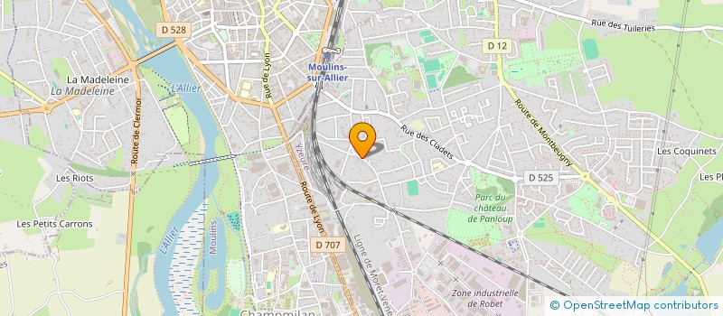 localisation de l'entreprise TEAM TRAIL ELECTRONS LIBRES (TTEL)  YZEURE