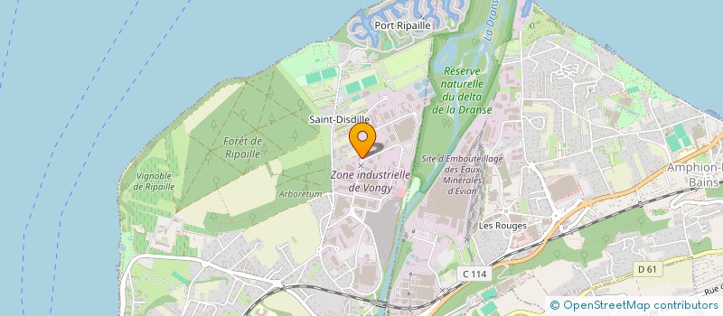 localisation de l'entreprise TEAM TRAINER'S à THONON-LES-BAINS
