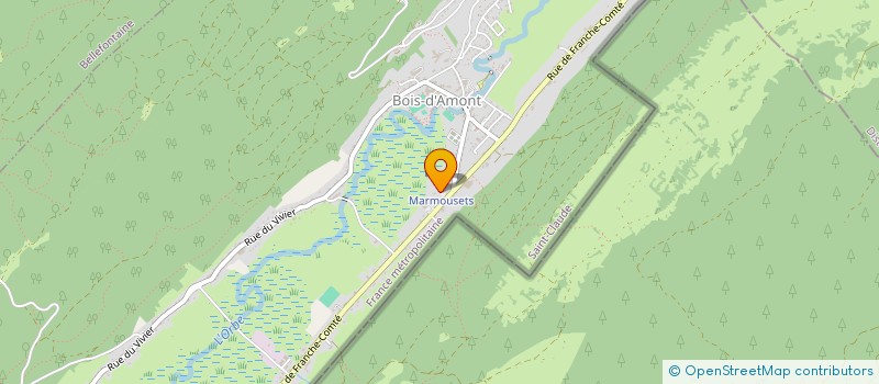 localisation de l'entreprise TEAM TRANSJU INTERSPORT  BOIS-D'AMONT