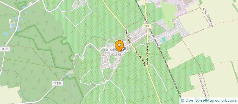 localisation de l'entreprise TEAM TRAVAUX VIGNOBLE GIRARD  LE MESNIL-SUR-OGER