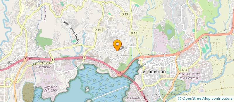 localisation de l'entreprise TEAM TRAVEL FWI  LE LAMENTIN