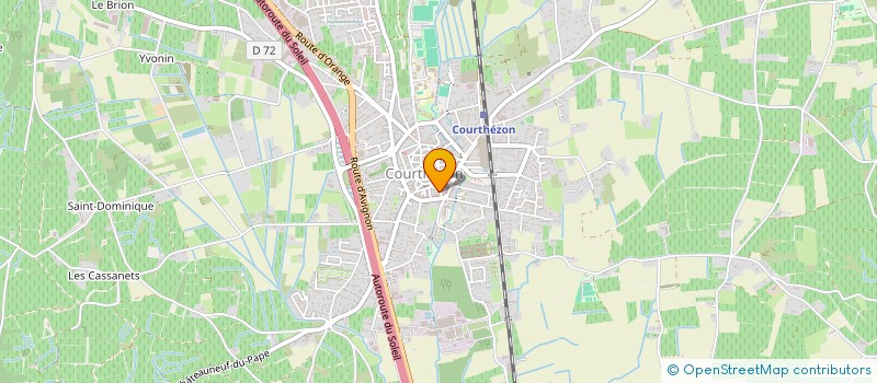 localisation de l'entreprise TEAM TREVOIS COURTHEZON  COURTHEZON