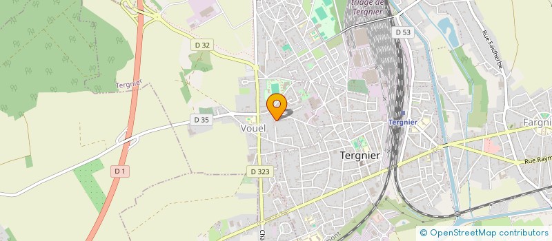 localisation de l'entreprise TEAM TRIATHLON TERGNIER  TERGNIER