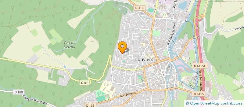 localisation de l'entreprise TEAM TUR à LOUVIERS