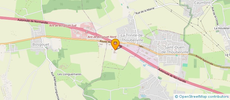 localisation de l'entreprise TEAM TURBO MACHINES  LA TRINITE-DE-THOUBERVILLE