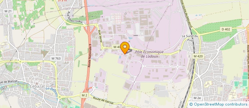 localisation de l'entreprise TEAM TUYAUTERIE  CEBAZAT