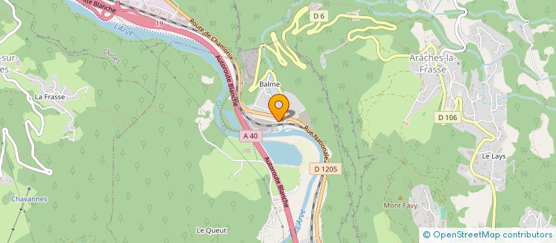 localisation de l'entreprise TEAM U SPORT  MAGLAND