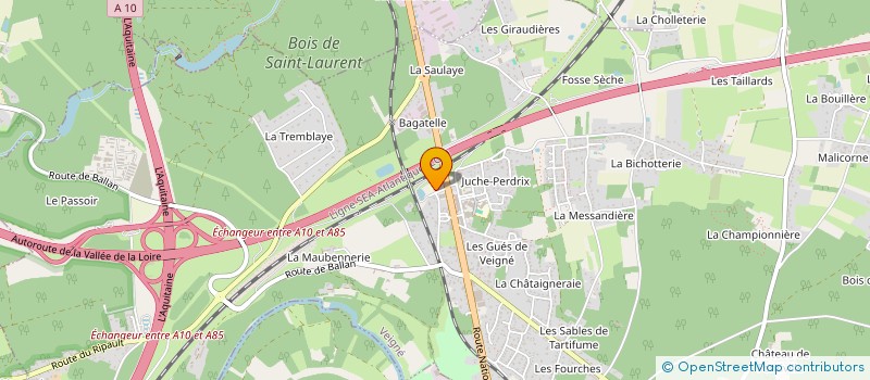 localisation de l'entreprise TEAM UPPERCUT 37  VEIGNE