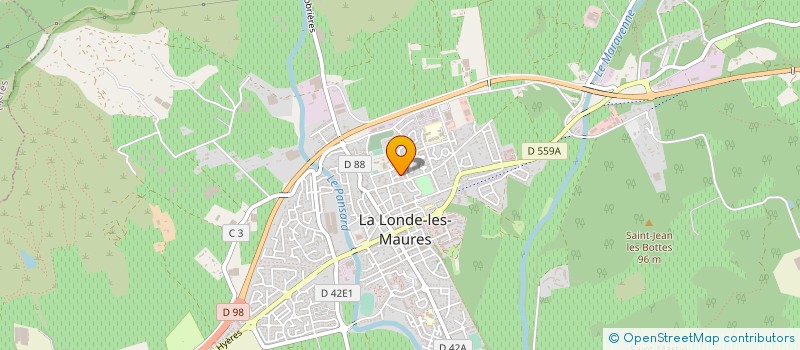 localisation de l'entreprise TEAM V7 83 à LA LONDE-LES-MAURES