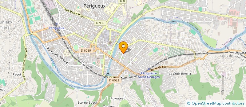 localisation de l'entreprise TEAM VAHINE 7'S  PERIGUEUX