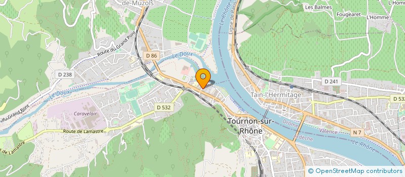 localisation de l'entreprise TEAM VAILLANTAS à TOURNON-SUR-RHONE