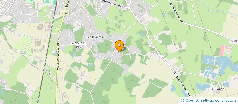 localisation de l'entreprise TEAM VDW à CHALLANS