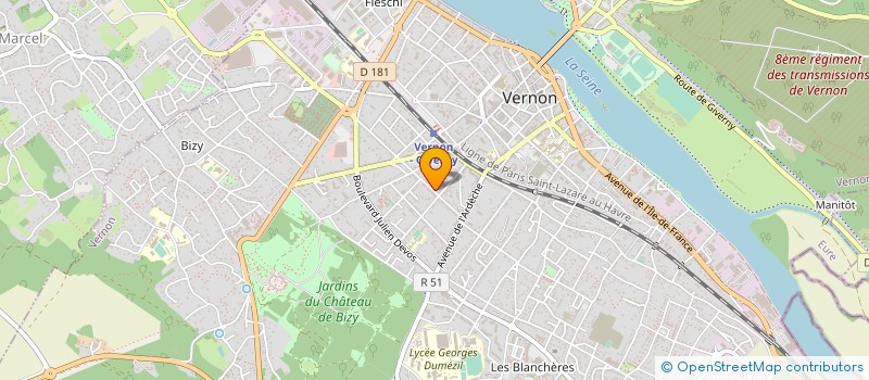 localisation de l'entreprise TEAM VERNON JET SKI  VERNON