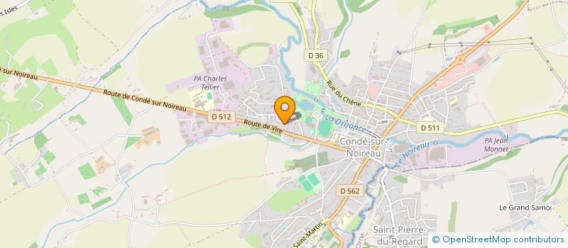 localisation de l'entreprise TEAM VITO' SPORT  CONDE-EN-NORMANDIE