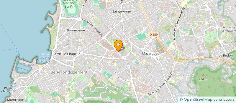 localisation de l'entreprise TEAM VMG à MARSEILLE