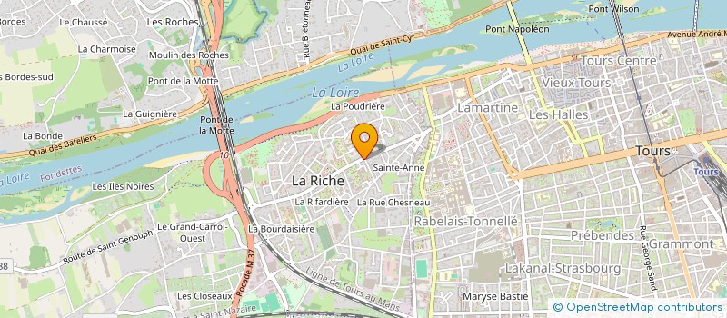 localisation de l'entreprise TEAM VSV  LA RICHE