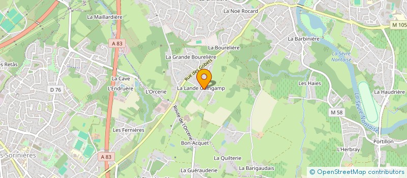 localisation de l'entreprise TEAM VTT HORIZON 44  VERTOU