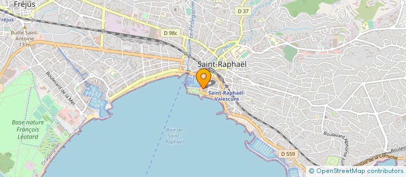 localisation de l'entreprise TEAM YACHTING LOCATION à SAINT-RAPHAEL