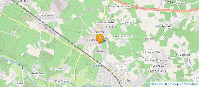 localisation de l'entreprise TEAM ZELLE DU VIGNOBLE  LE PALLET