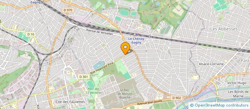 localisation de l'entreprise TEAM ZR  GAGNY