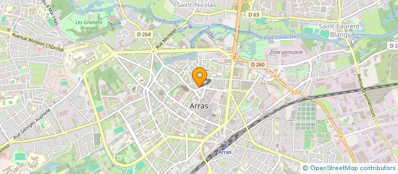 localisation de l'entreprise TEAM4KIDS à ARRAS