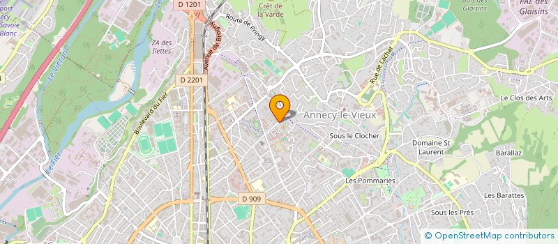localisation de l'entreprise TEAMAXESS FRANCE à ANNECY
