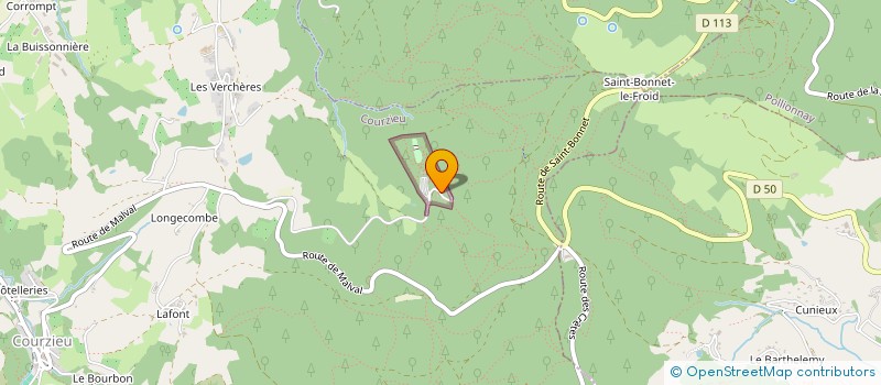 localisation de l'entreprise TEAMBALOU  COURZIEU