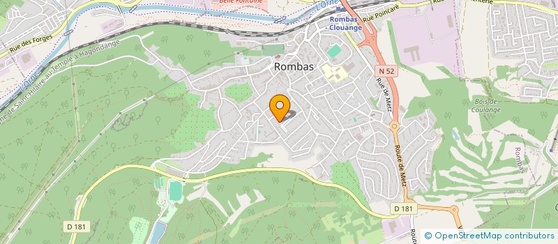 localisation de l'entreprise TEAMBATPRO à ROMBAS