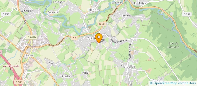 localisation de l'entreprise TEAMCA IMMO  MARCELLAZ