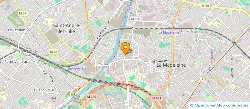 localisation de l'entreprise TEAMCHMAN à LA MADELEINE