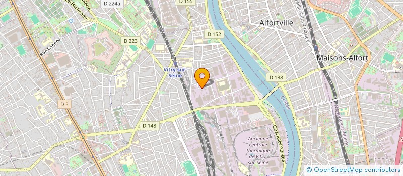 localisation de l'entreprise TEAMCO à VITRY-SUR-SEINE