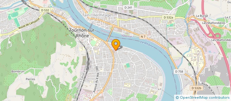 localisation de l'entreprise TEAMCOLORS à TOURNON-SUR-RHONE